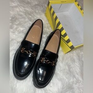 Black new loafers